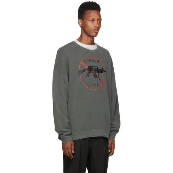R13 No Guns Sweatshirt. Size XXS